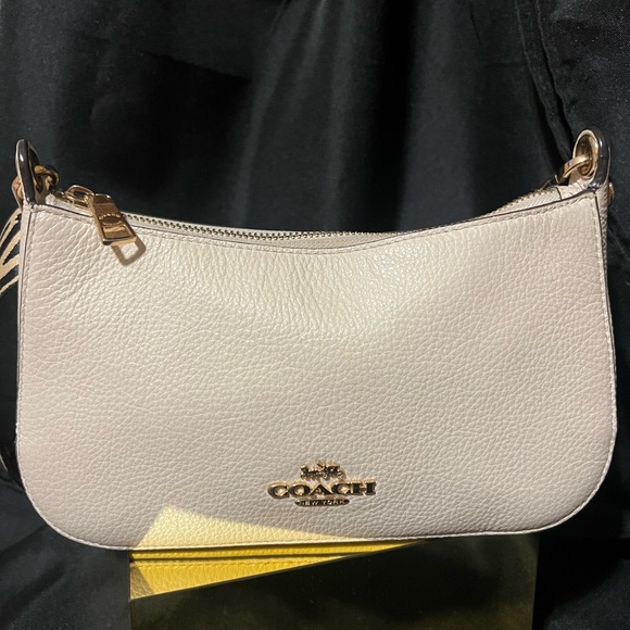 Coach Teri Mini Crossbody Bag in refined leather w/ detachable Zebra Print Strap - Picture 11 of 15
